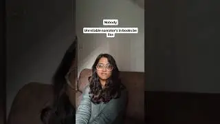 Unreliable narrator be like #booktok #bookstube #books