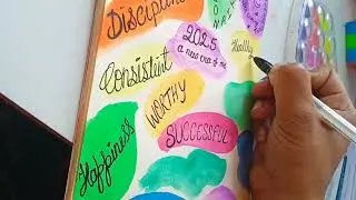 how to make vision board//how to make vision board on paper for#2025#diy #manifestation @YouTube
