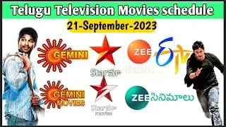 Thursday schedule (21-Sep-2023) television schedule || exclusing prime STARZz