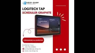 👉 Logitech Tap Scheduler Graphite | &Eacute;cran de planification moderne pour vos salles de r&eacute;union