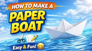 How to make a paper boat 