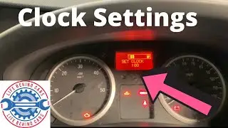 Opel Vauxhall Vivaro Clock Time Settings
