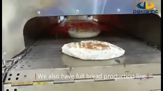 Arabic pita bread/pizza base tunnel oven