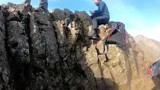 Crib Goch , A walk along the edge.