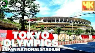 TOKYO 2020 OLYMPICS | JAPAN NATIONAL STADIUM | ANTI-OLYMPIC PROTEST | JAPAN WALK | 4K @NOYJITV