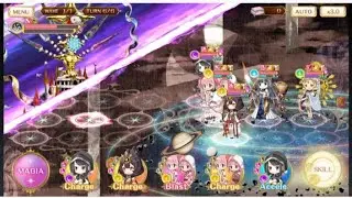 【マギレコ】象徴の魔女レイドバトル　7.4億以上チャート（∞いろは不採用型）