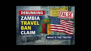 US Zambia Travel Ban Hoax: Unpacking the Viral Disinformation