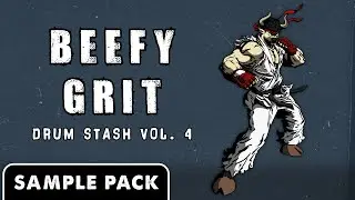 BEEFY GRIT DRUM STASH, VOL. 4 Sample Pack &rarr; MPC60ii SP-303 SP-202 Boom Bap Drum Kits