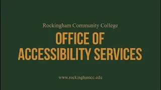 Office of Accessibility Services | RCC