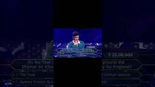 do you know answer of this kbc question of cricket #kbc #kbcgroup #cricket