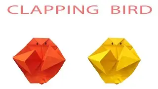 CHUBBY LITTLE CLAPPING BIRD || ORIGAMI BIRD || PAPER ART