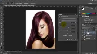 photoshop cs6    change hair color !