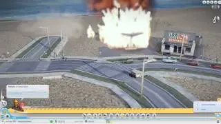SimCity 5 Beta - Fire Truck Fail