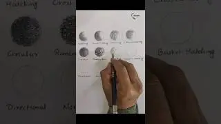 11 Types Of Shading Techniques #shorts #viral #shading