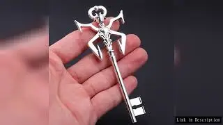 Resident Evil 4 Remake Keychain Large Irregular Key Retro Soldier Armor Cthulhu Octopus Pendant Men