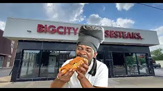 Trying BigCity Cheesesteaks in MUNSTER