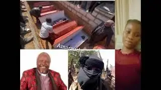 Rev Ezekiel Dachomo conducts another mass burial of about 13 Christian k!ll&euro;d in the north 