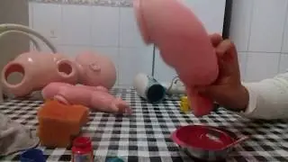 Como fazer bebe reborn com tinta guache