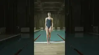 Beautiful Swimming Girl - 30 - Shorts