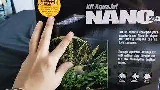 Acuario kit aqua jet nano lomas 2.5 18L(español)