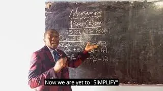 2022 Maths P1 Gce Exam Q1