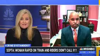 Enrique Latoison MSNBC commentary on brutal attack and rape of a lady on the Septa train. 10.17.2021