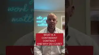What is a contingent contract in real estate? #realestate