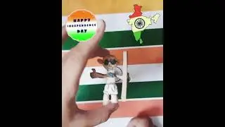 Happy Independence Day from Bapu!!!! Gandhiji paper mache toy #shorts