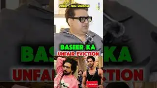 Baseer ka unfair Eviction 🧠📈#bigboss19 #baseerali @FilmWindow