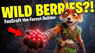 Cooking Wild Berries in the Woods  FoxCraft Vlog 3 Primitive Forest Recipe!