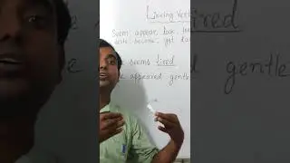 Linking Verbs | Seem, Appear ,Look #englishlearningclass #idealenglishtutorial #linkingverbs