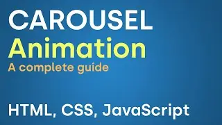 How To Create Animated Image Carousel With HTML CSS and JavaScript