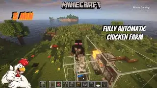 Easy Automatic Chicken Farm in Minecraft