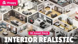Interior Realistic - 3D Asset Pack for Games