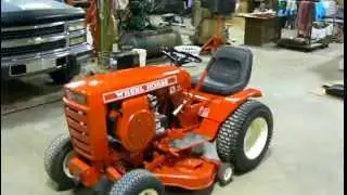 1973 Wheel Horse 12 Lawn Tractor slow start