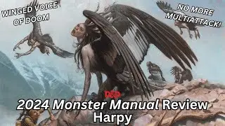 Harpies are Winged Voices of Doom in the D&D 2024 Monster Manual | D&D 5e