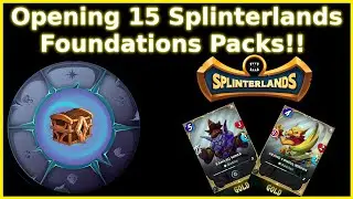 Открываем 15 наборов Splinterlands Foundation &mdash; легендарные и золотые путы! 🔥