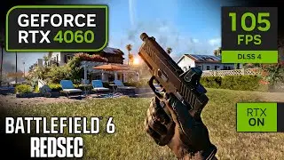RTX 4060 on Battlefield 6 Battle Royale (RedSec) | 1080p, 1440p with DLSS 4!