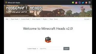 Minecraft Heads v2.0 Preview X - Changes to layout, sidebar and armorstands