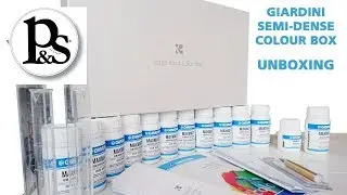 Giardini Colour Box - Semi-Dense Edge Paint Unboxing | Leather Edge Paint