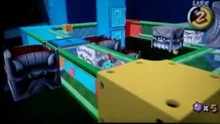 Super Mario Galaxy Walkthrough: Toy Time Galaxy Secret Star - The Flipswitch Chain