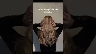 K18 - The Biotech Secret to Permanent Hair Repair  #K18 #haircare #hair #video
