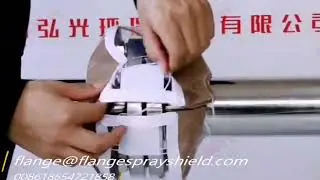 How to install PTFE teflon flange spray shield