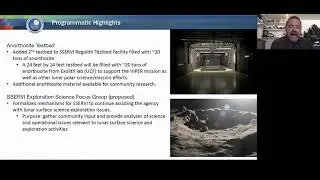 Lunar Surface Science Workshop: Progress and Challenges: Greg Schmidt