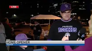 The party starts early for the Rockies home opener