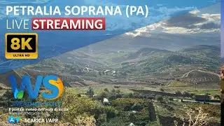 🔴 Petralia Soprana (C.da Giragello) live webcam - Panoramica Sud-Est