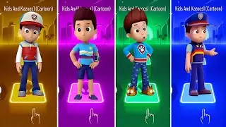 Marshall VS Rubble Paw Patrol VS Ryder Paw Patrol VS Paw Patrol - Tiles Hop EDM Rush