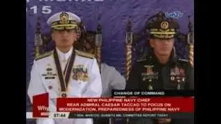 New PHL Navy Chief Rear Admiral Caesar Taccad to focus on modernization preparedness