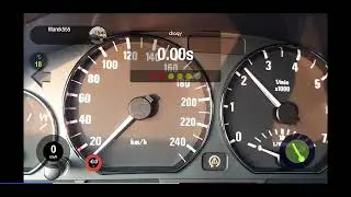 Tuned BMW E46 328i 0-200 km/h Dragy GPS performance data