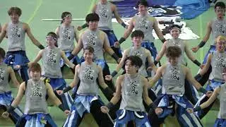 20240929長崎大学突風in川棚かっちぇてYOSAKOI祭り　お披露目　勇な謳(いさなうた)　　　　　サブ会場③-1　上から全体撮影